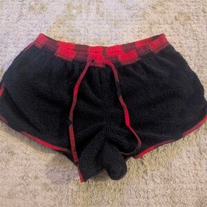 Victoria's Secret Black and Red Athletic Shorts